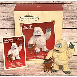 Rudolph and Bumble the Abominable Snowmonster Hallmark Christmas Ornament 2005